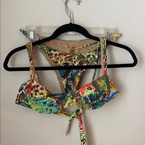 Luli Fama Multicolor Tropical Bikini